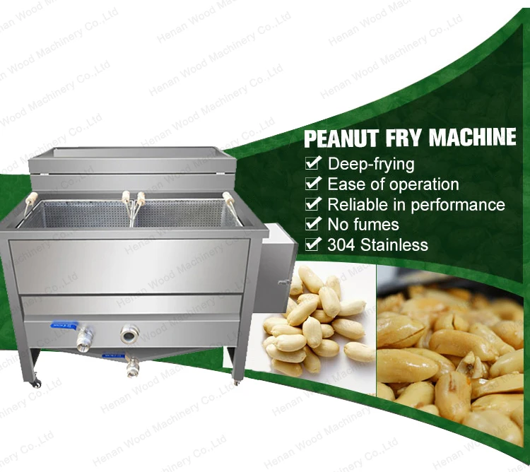 industrial vaccum packing machine peanut frying production line