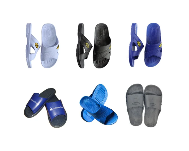 ESD SPU/PVC Safety Shoes Cleanroom Slippers