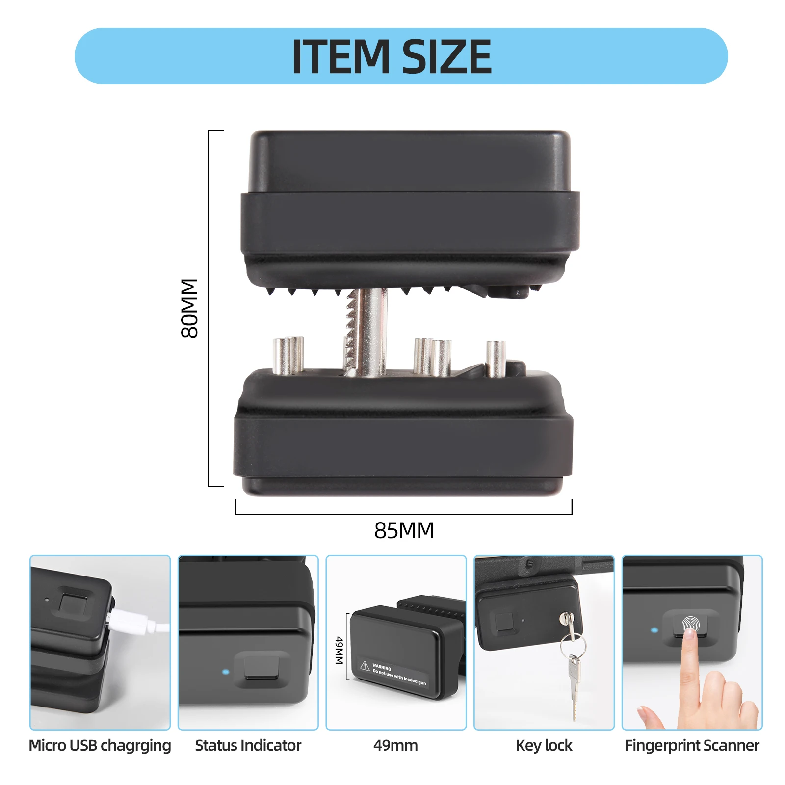 Fingerprint Gun Locks Gun Safe Trigger Gun Lock Biometric Lock Buy
