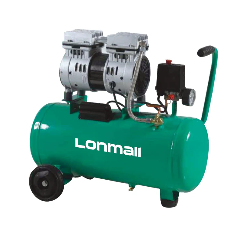 
LM-75024 Cheap 1.0 Hp Portable 24L Silent Dental Oil-free Air Compressors 