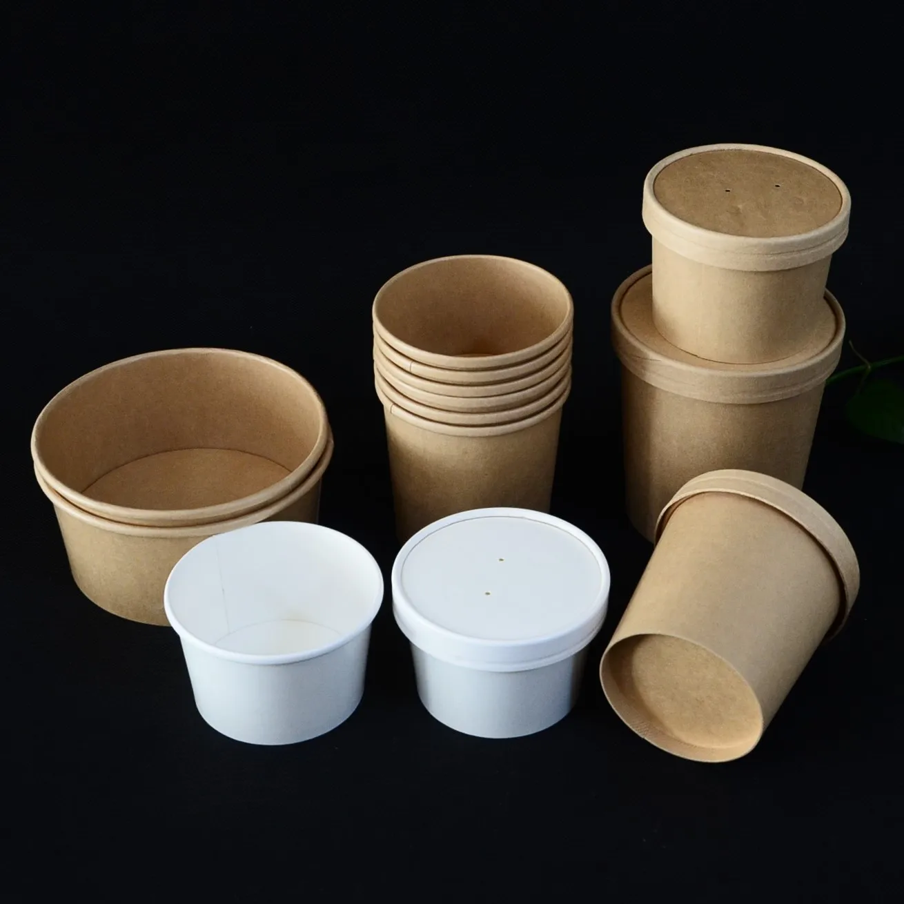 China Supplier Food Grade Disposable Soup Paper Sauce Cup 16 Oz 14oz 12 ...