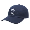 100% cotton embroidery custom unisex adjustable solid baseball cap