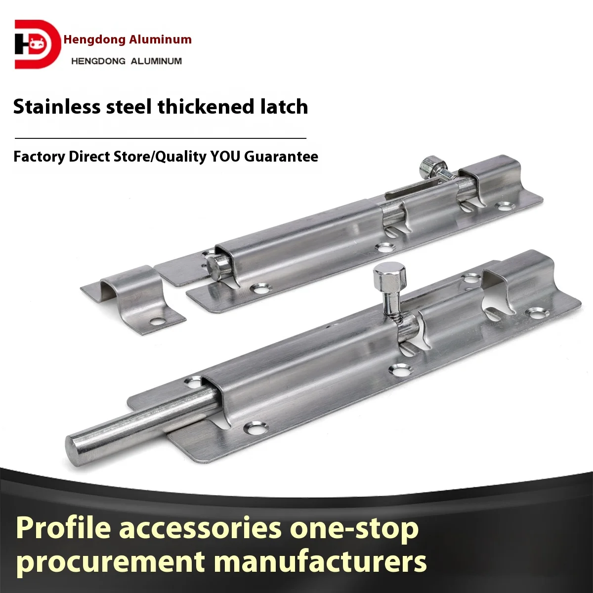 201 Stainless Steel Bolt Door Latch Thickened Anti-Theft Window and Purification Board for Dust-Free Workshop Room Pins supplier