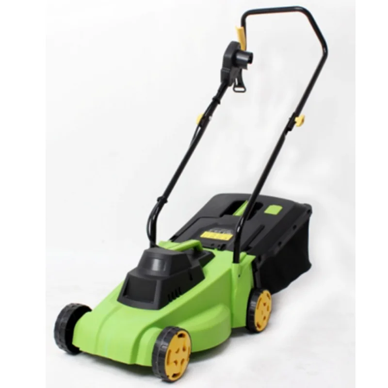 
1300W Weed Mower Manual Hand Push Blade 32cm Cutting Width Electric Lawn Mower 