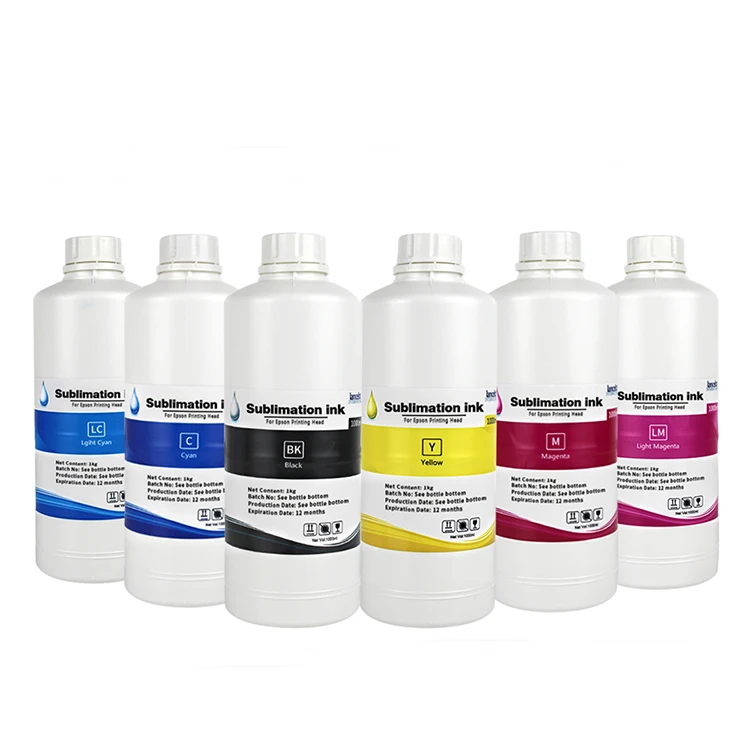 1000ml Universal Sublimation Dye Ink For Epson Inkjet Printers Heat Transfer Ink