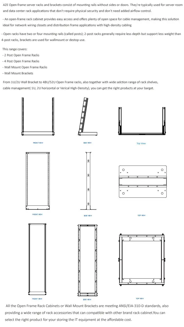 9u Server Rack Open Frame Racks 9u Wall Mount Network Open Frame Rack Buy 9u Network Open Frame Rack 9u Rack Frame 9u Product On Alibaba Com