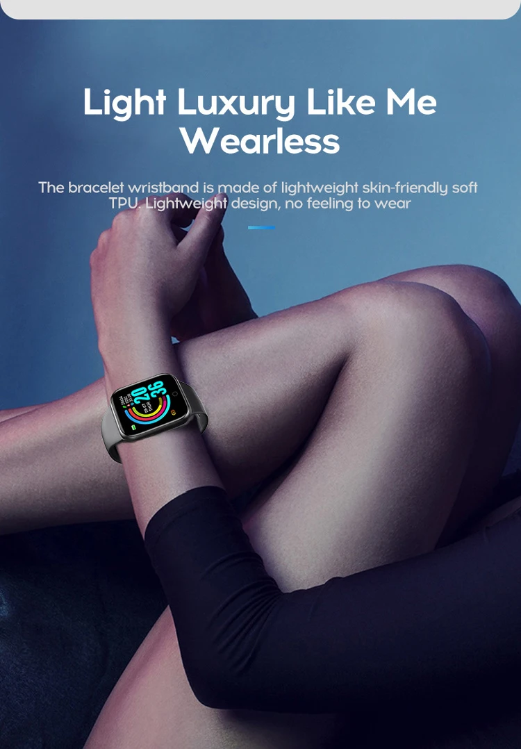 Amazon Hot Smart Bracelet y68 pk m3 life waterproof sleep monitor blood pressure heart rate monitor d20 fitness band watch