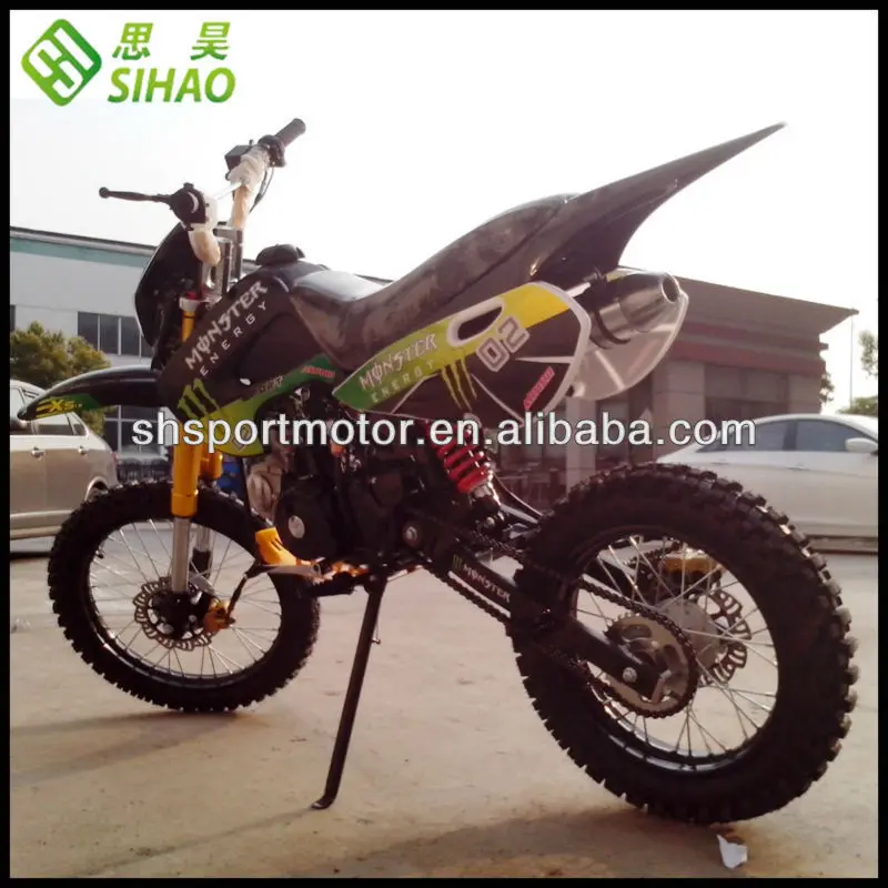 Gas Power 110cc Dirt Bike Pit Bike Electric +kick Start Motorcycles