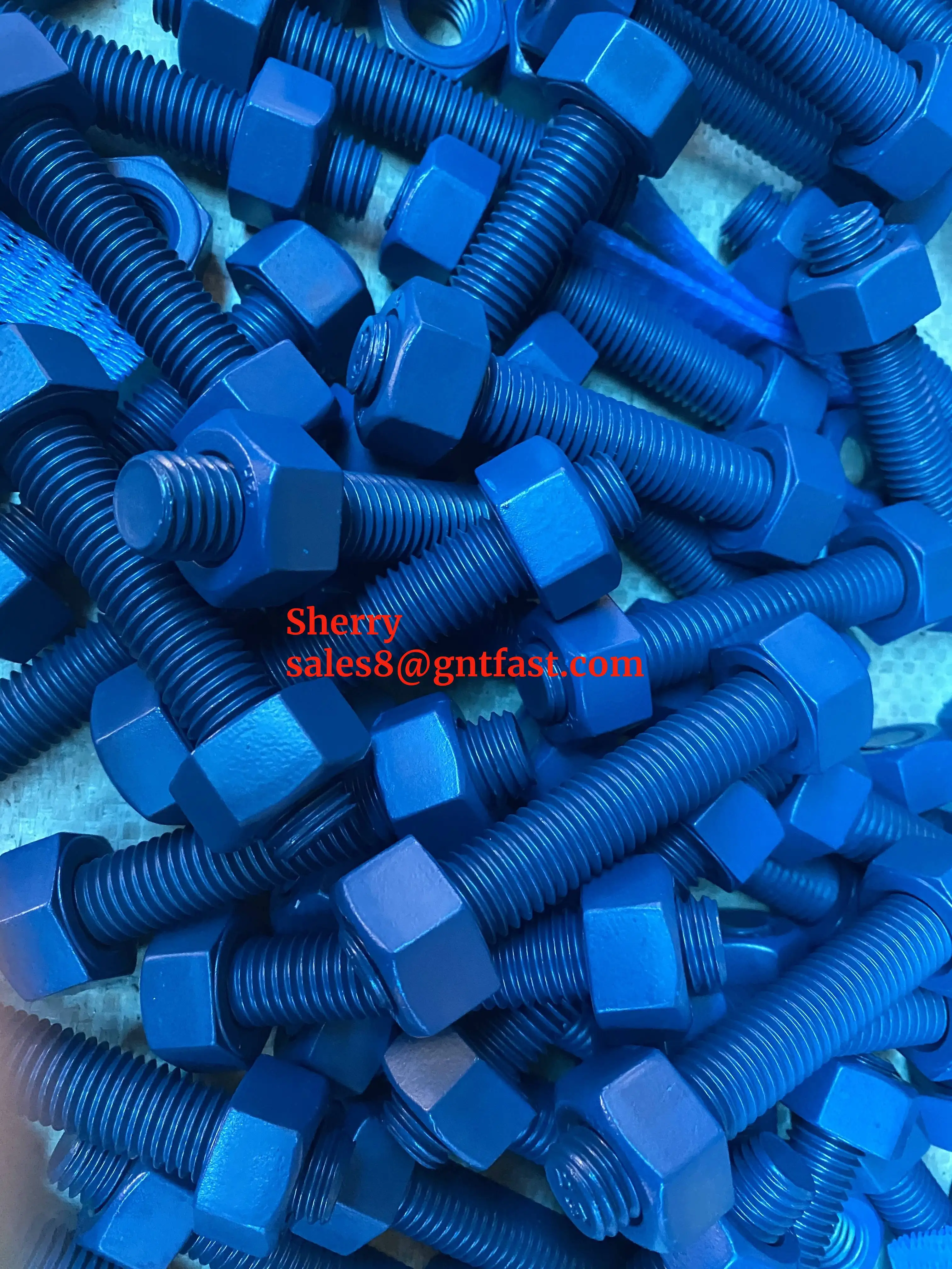 Bolts Grade B7 2h Yellow Zinc Cadmium Plated Astm A193 B7 Bolts And A194 2h Nuts Buy Yellow