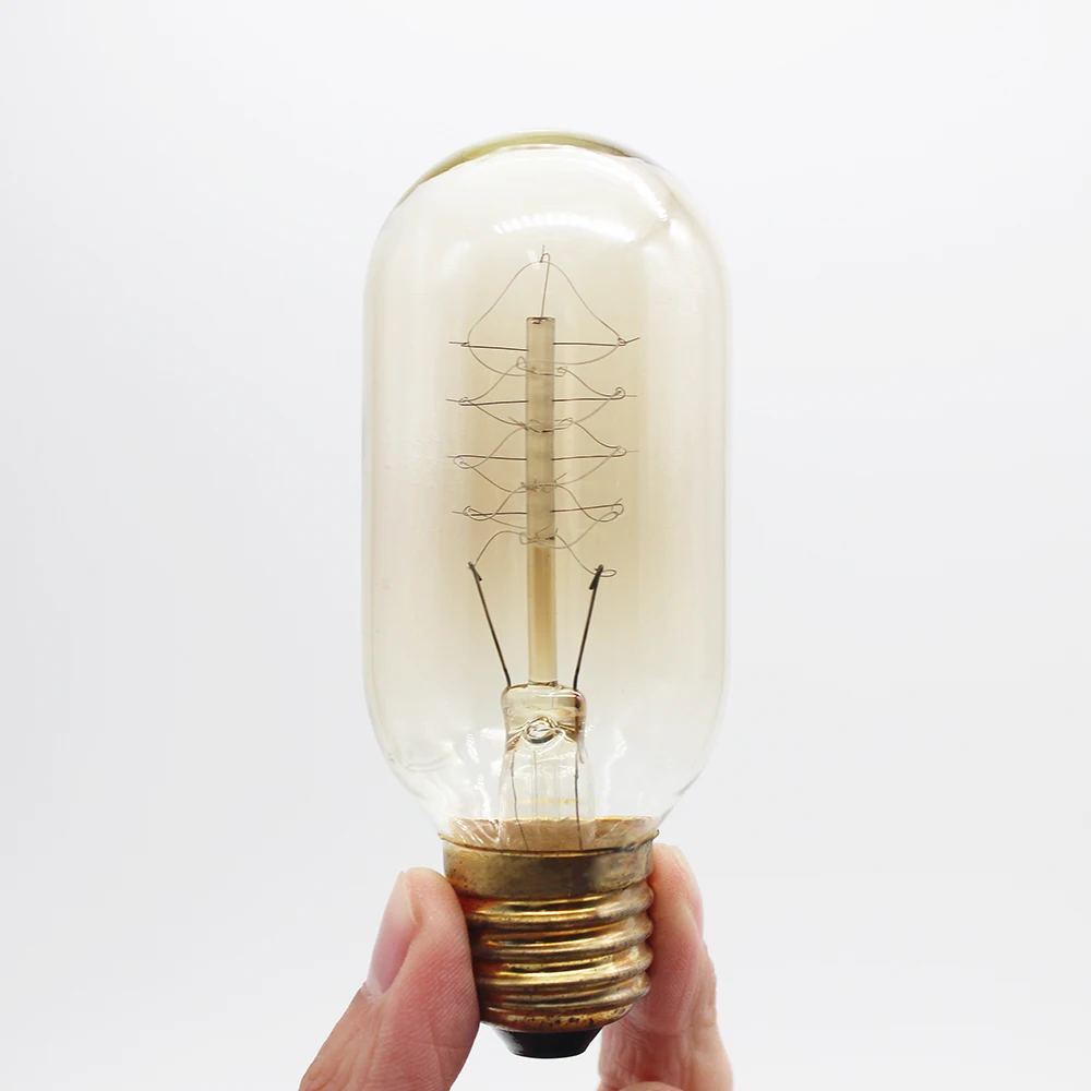 批发中国供应商清除 t45 可调光复古白炽灯爱迪生灯泡