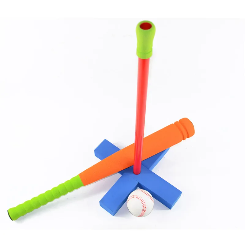 Foam T Ball Kids Baseball Softball Bat Set,For Toddler 3 4 Years Indoor
