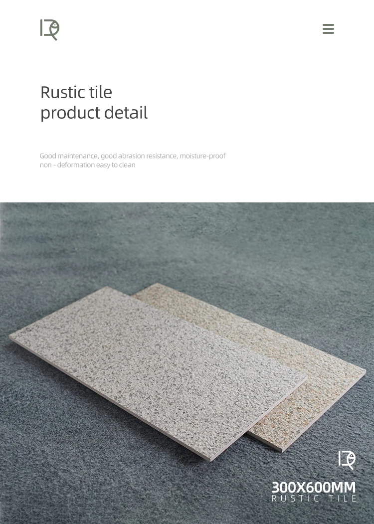 foshan manufacturer Exterior wall gray glazed porcelanato tile outdoor grain grey granite floor wall tiles
