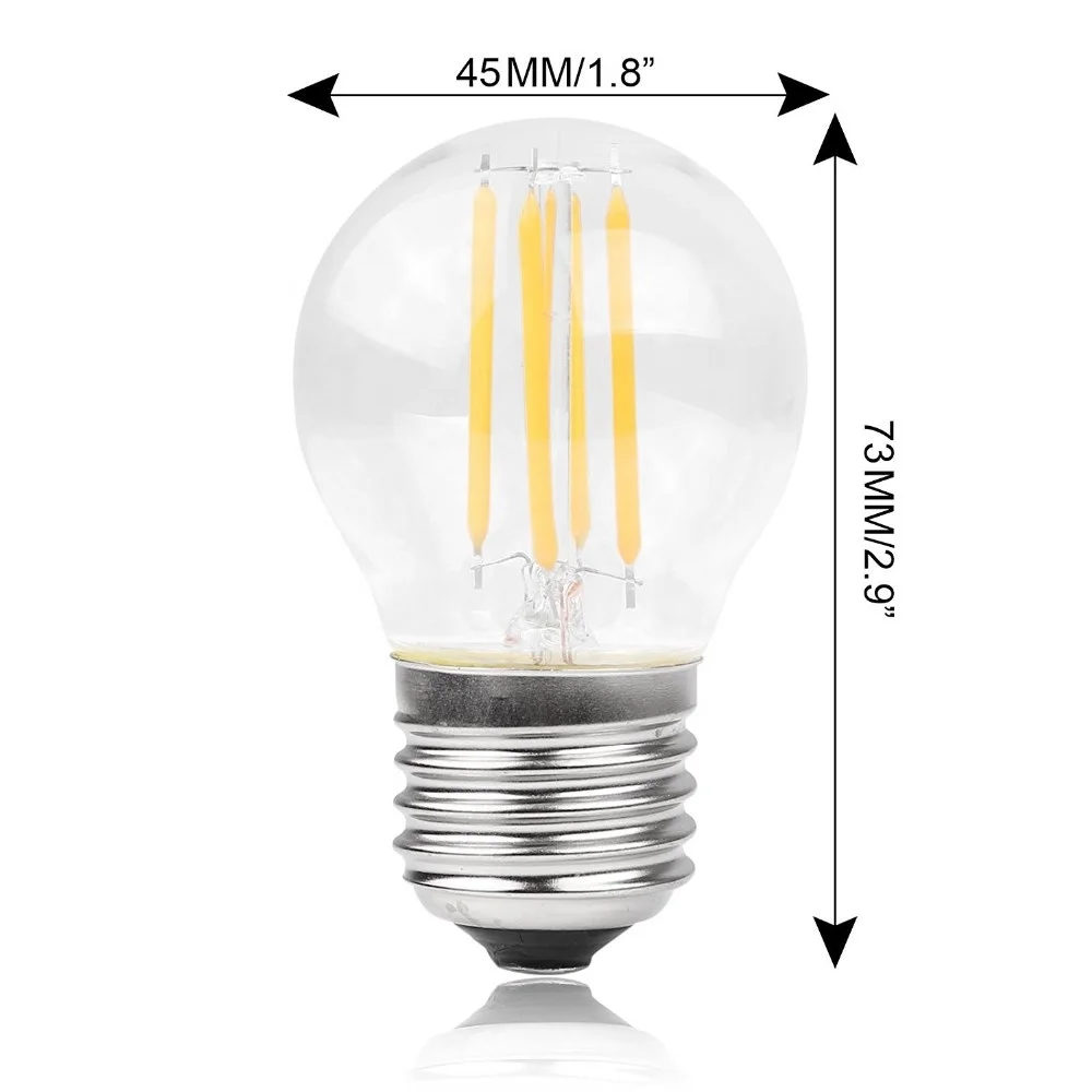 New revolutionary product 6W 8w 10w A60 E27 Dimmable led filament bulb,led filament