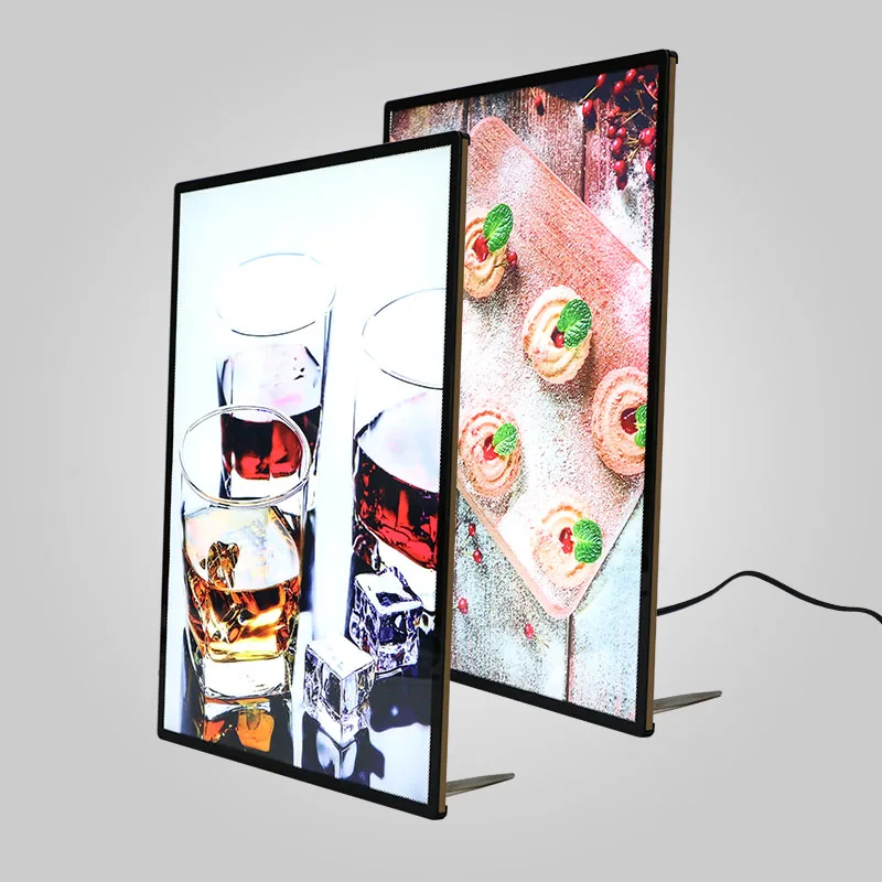 Custom Indoor Advertising Aluminum Frameless Poster Tension Fabric Led