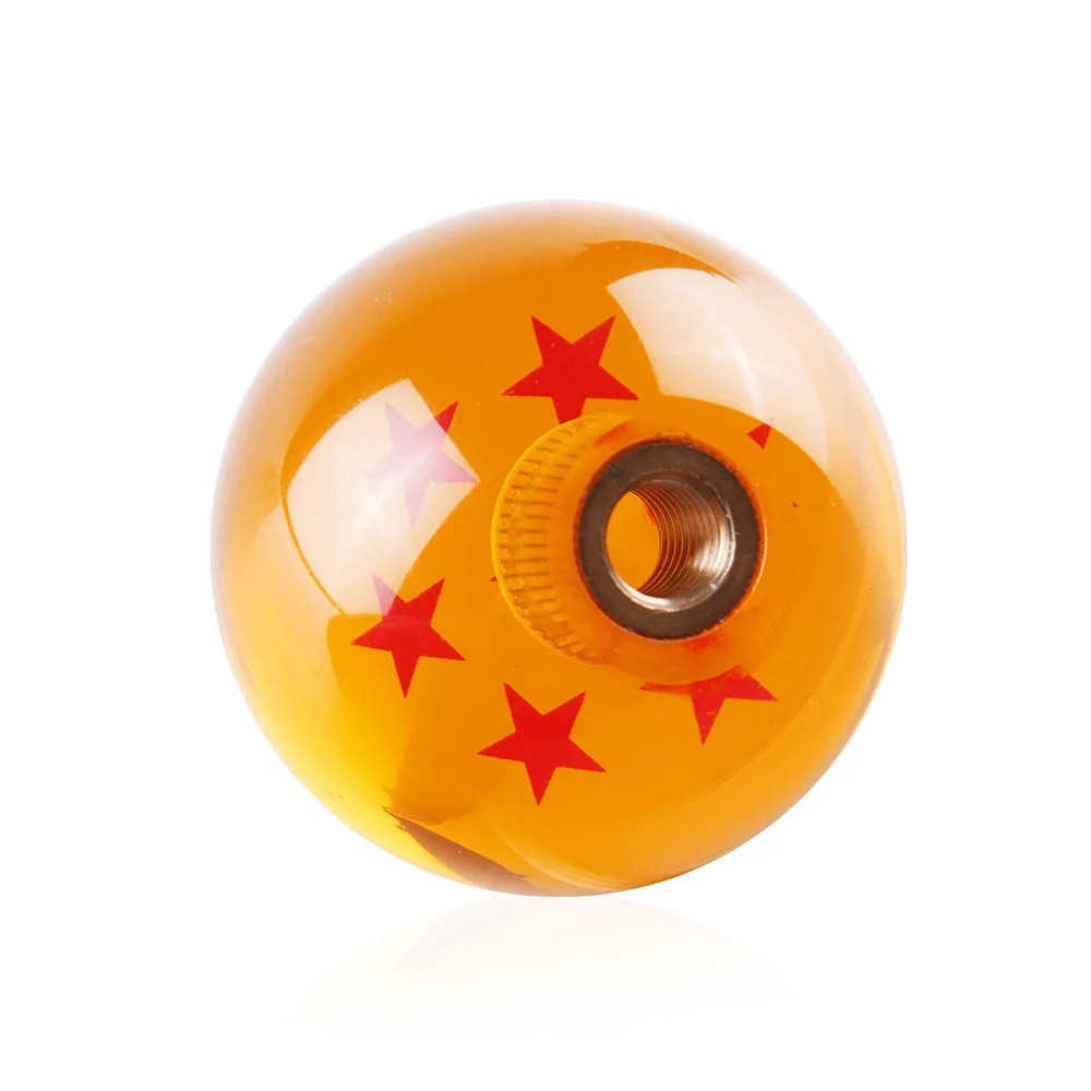 Top10 Racing Manual Stick Shift Knob Dragon Ball Z Star with Adapter Fits Most Cars 1-7 Stars 54MM 3 Star 