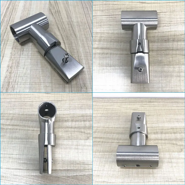 Heavy Duty Good Quality 304 Stainless Steel Toilet Cubicle Partition Hanging Clamp Bracket