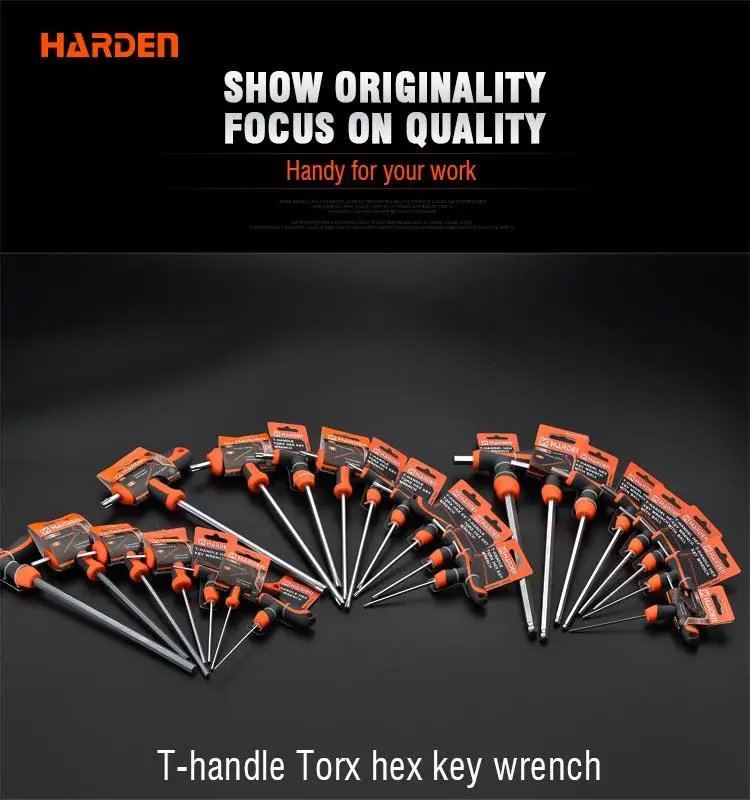 Professional Chrome Vanadium Hand Tool Allen Torx Hex Key Wrench Set