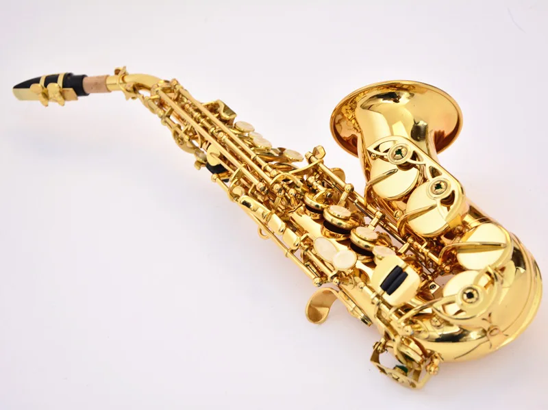 Gold Lacquer Brass  Instrument Accessories Professional Bb  Saxophone  For Kids