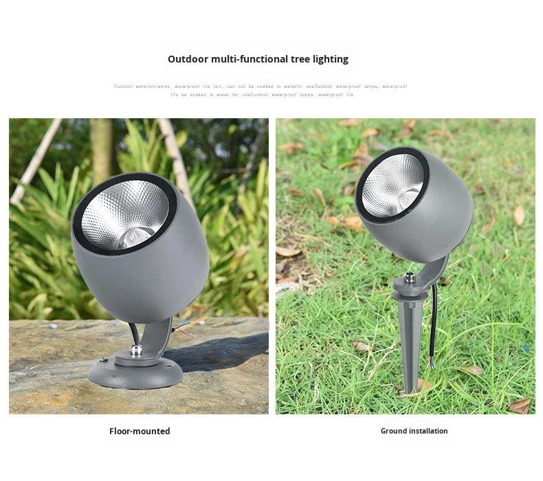 product led aluminum ip66 waterproof outdoor projection light for courtyard  landscape tree lawn plant lighting-3