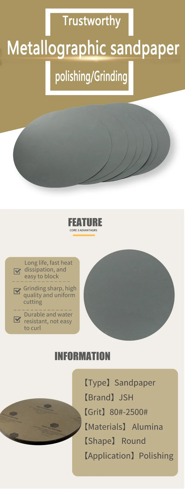 7inch Low Price Metallographic Sandpaper Buy Metallographic Sandpaper