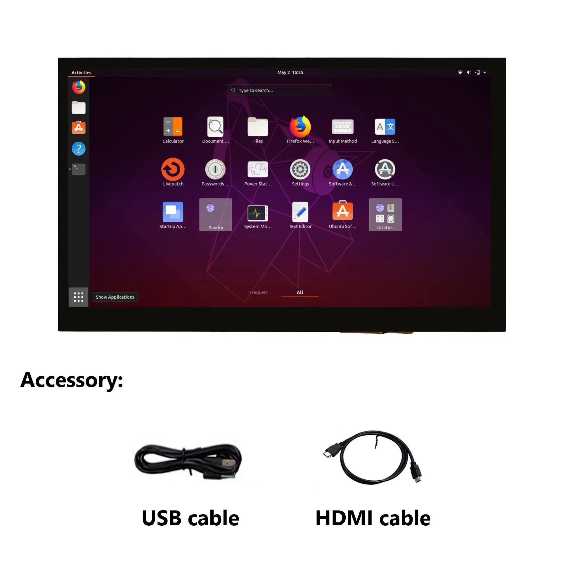 101 Inch Capacitive Touch Screen Ips Raspberry Pi Touch Screen 1024*600