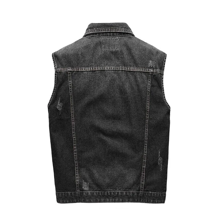 Men's Big \u0026 Tall Denim Vest Unlined 