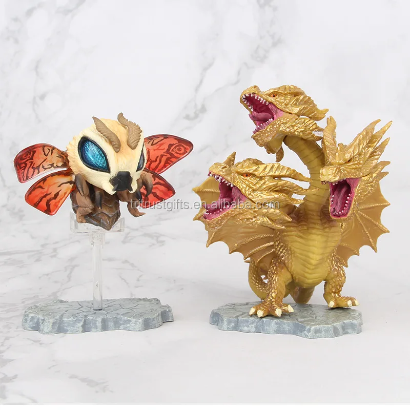 godzilla king ghidorah and godzilla 9cm figure