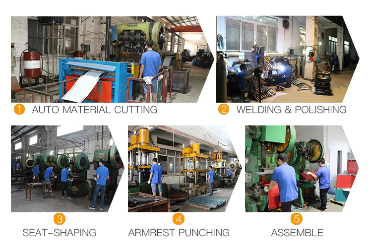 2/4/6/8 stainless steel school restaurant canteen table set durable from China supplier