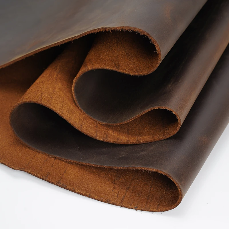 Custom Color In Stock Full Grain Cow Hide Cattle Real Leather Material