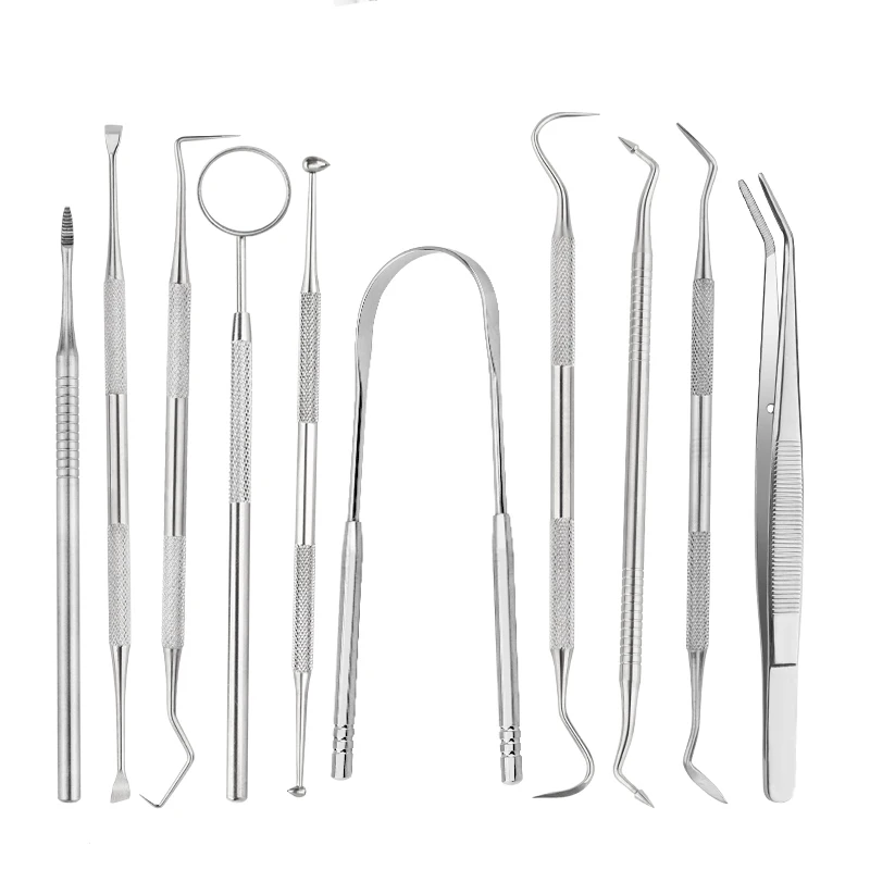 Stainless Steel Dental Dentist Prepared Tool Set Probe Tooth Care Kit ...