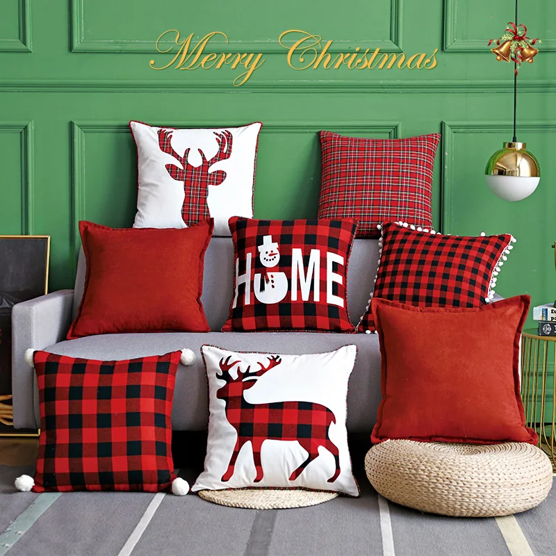 Venta al por mayor cojines navideño Compre online los Venta al por mayor decoracion de cojines navideños Compre