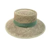 China Supply Unisex Natural Color Pork Pie Colling Sea Grass Hats