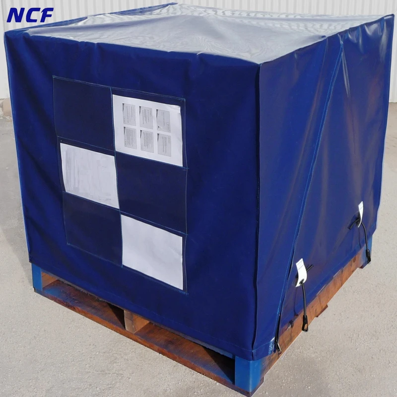 Customized Heavy Duty 600gsm Pvc Tarpaulin Pallet Cover Tarps Buy