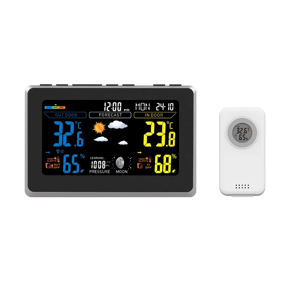 Professional RF433 Wireless Air Pressure Barometer Weather Station ...