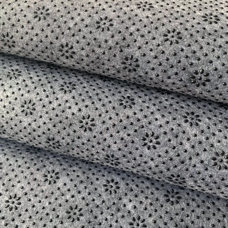 Cuttable Fabric Textile Raw Material Non Slip Felt Anti Slip Backing