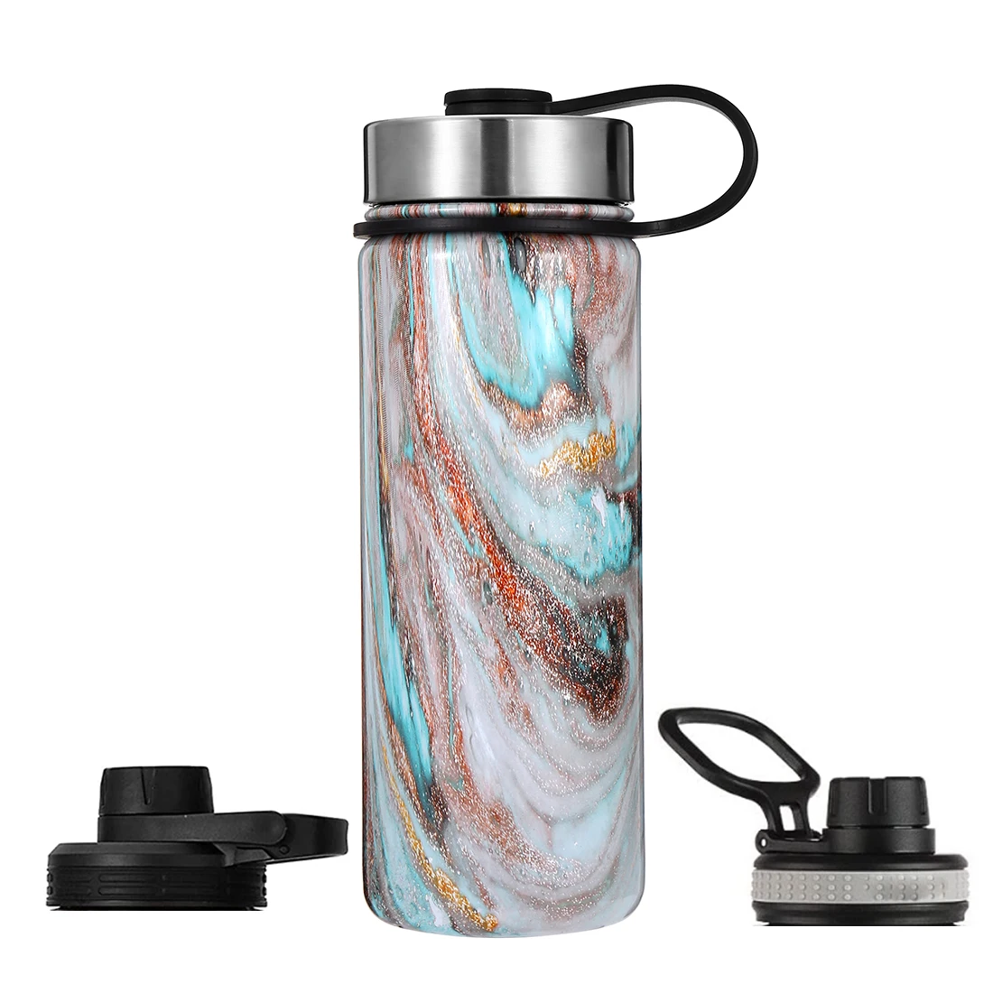 

Unmissable 2020 design hot elling wide mouth Vacuum Insulated tainless teel Water Bottle leakproof metaltravel bottle,1 Piece, Your color
