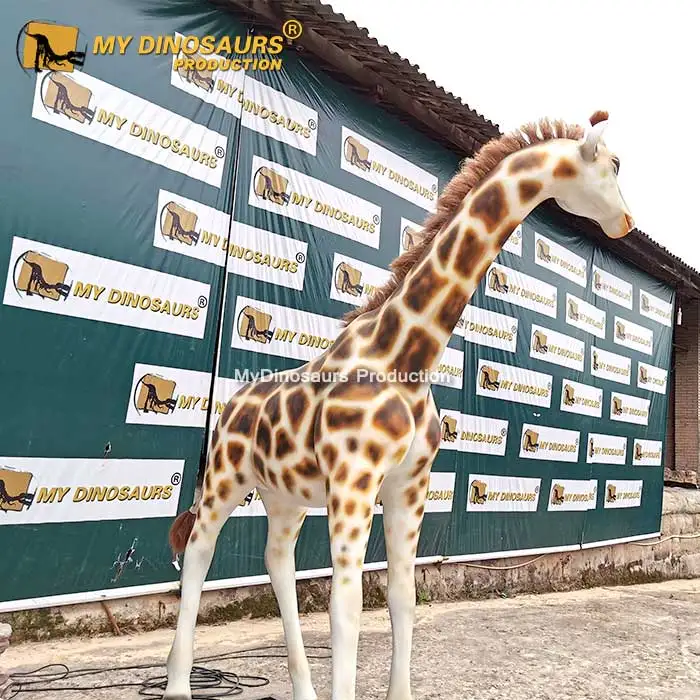 My Dino D027 Playground Animatronic Animal Life Size Giraffe Prop For