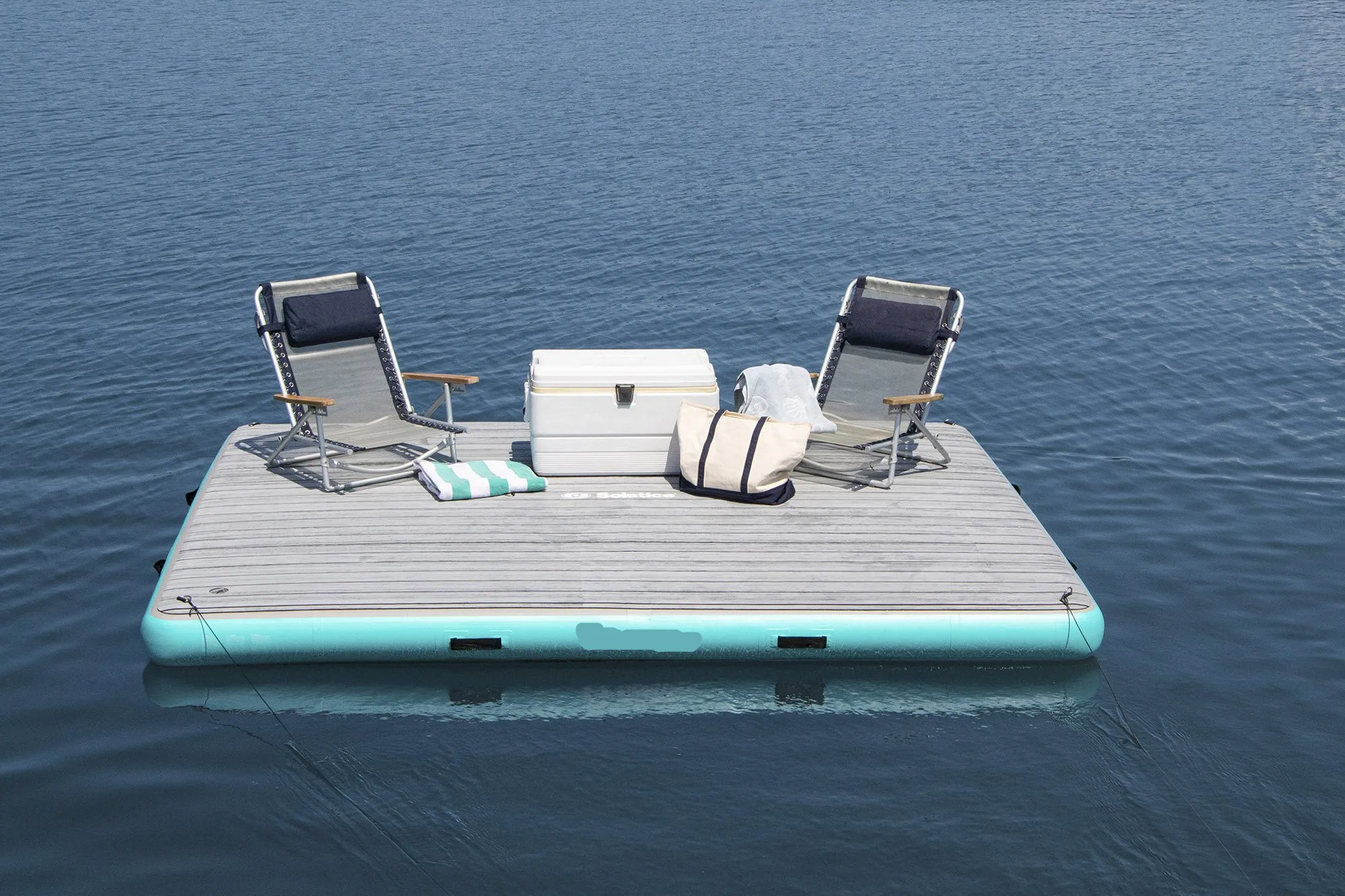 Inflatable Boat Docks Enhanced Inflatable Fishing Floating Platform ...