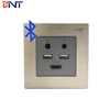 wall mount rj45 face plate universal sockets for hotel office furniture