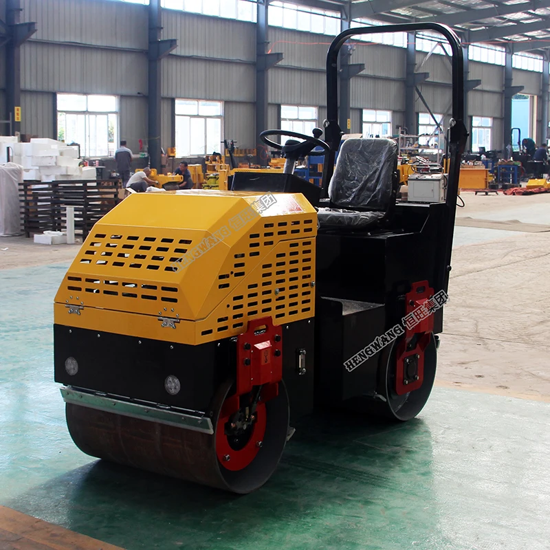 Ride-on Vibratory Steel Tandem Roller; Hydraulic Single /double Drum ...