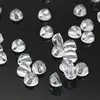 Solid Hard Plastic Acrylic Beads Close Middle Hole Half Sphere for Hair Ribbon Connection Accessories