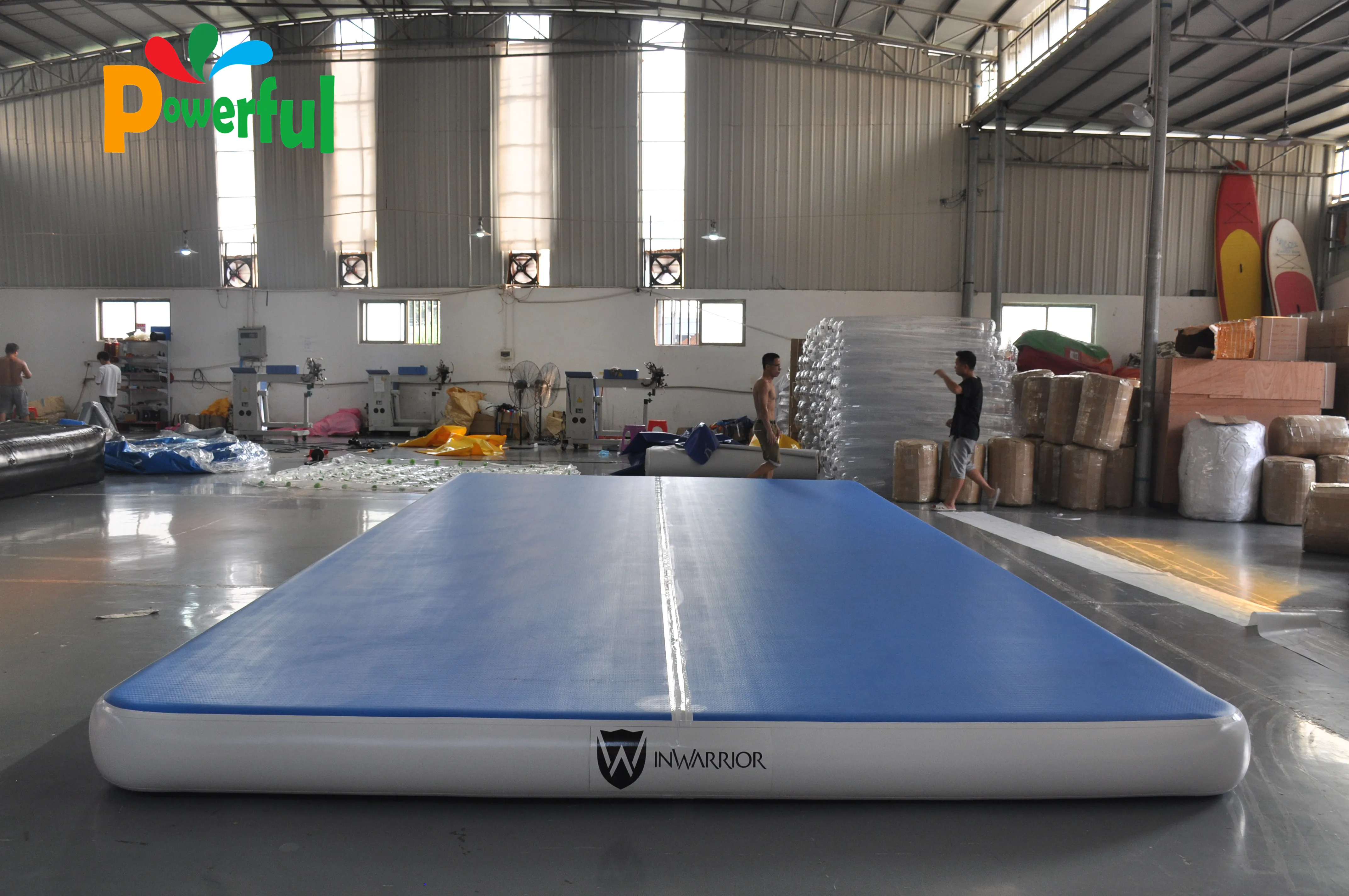 inflatable  folding gymnastics mats air track for gym