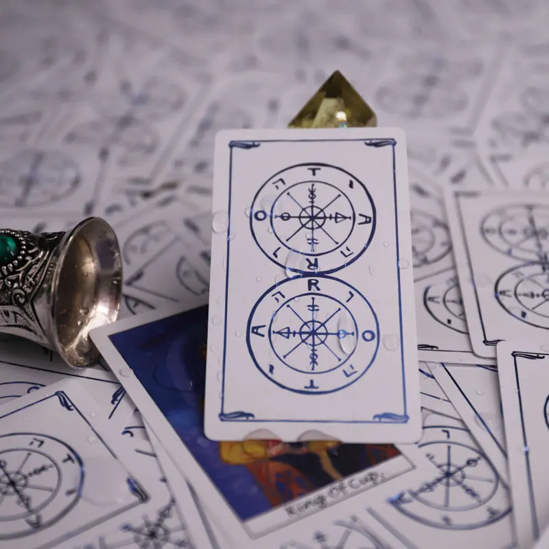 Custom Print Tarot Cards With Brass Foil Edges Buy Tarot Cards,Custom