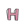 China Factory Wholesale No Minimum Custom Letter Patches Stick On Embroidery Patch