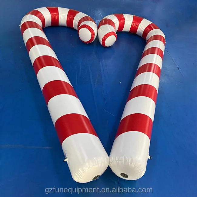 Inflatable red cane5