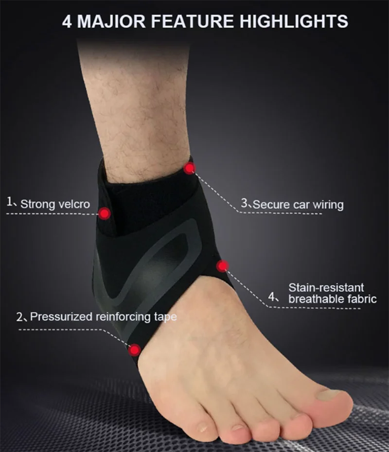 Over The Shoe Ankle Support Brace Elastic Ankle Guard Ankle Brace
