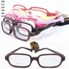 fast delivery high classic kids TR90 prescription glasses rectangle frame flexible hingless temple including adjustable strap