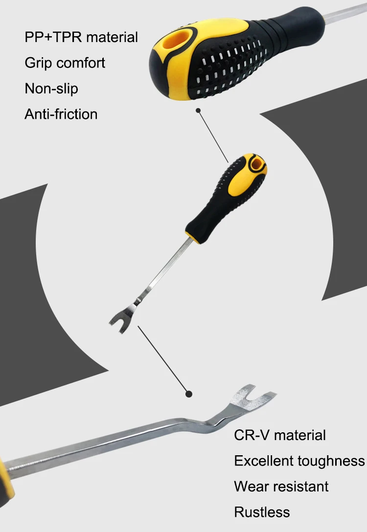 Auto Trim Panel Upholstery Removal Tool Auto Clips Fastener Remover