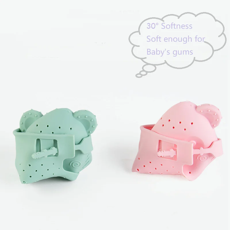 Wholesale BPA Free Food Grade Silicone Infant Waterproof Newborn Chew Full Silicone Baby Teething Teether toys