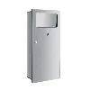 Recessed Type Large Waste Bin System in Stainless Steel